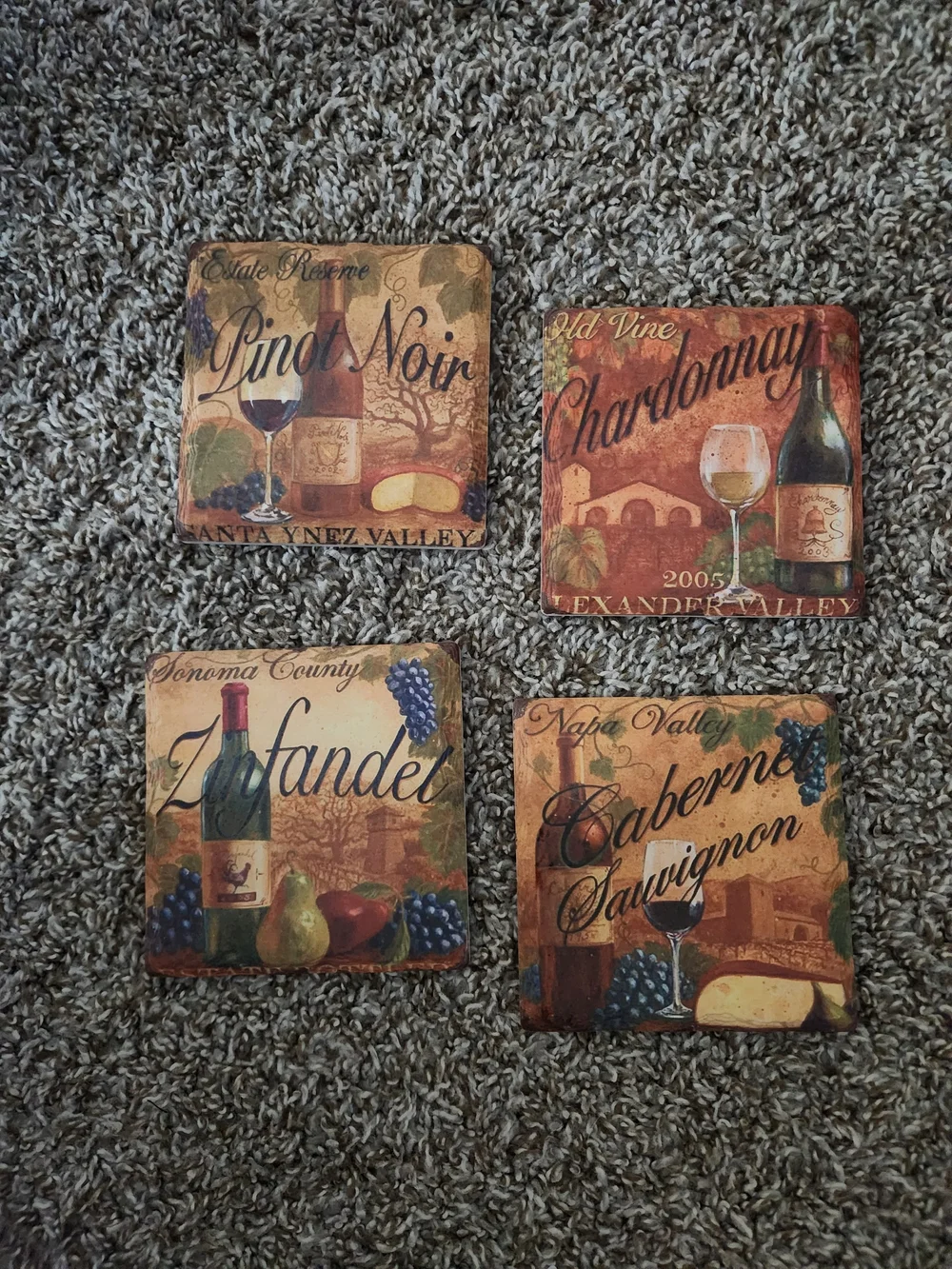 Destination Collection Set Of 4 Coasters